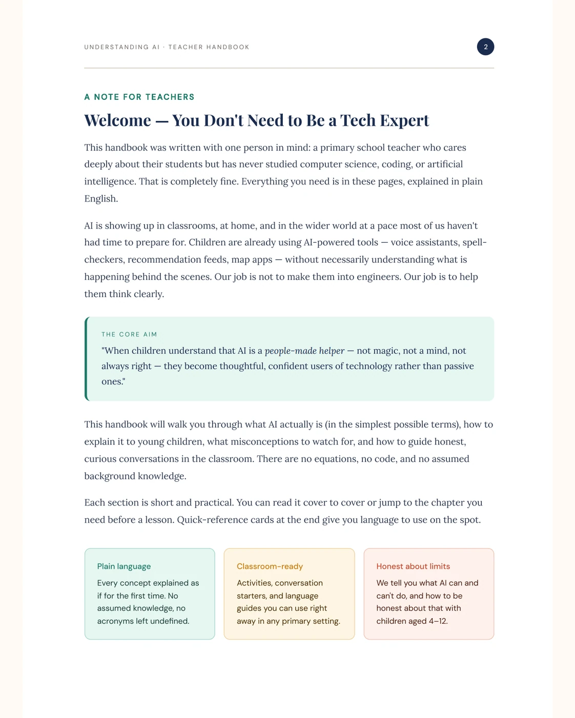 AI Ready Kids Teacher AI Handbook cover